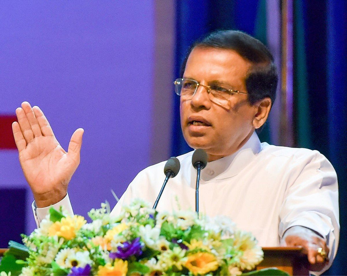 Srilankan President Maithripala Sirisena