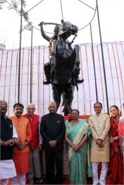 news on Jhalkaribai-statue