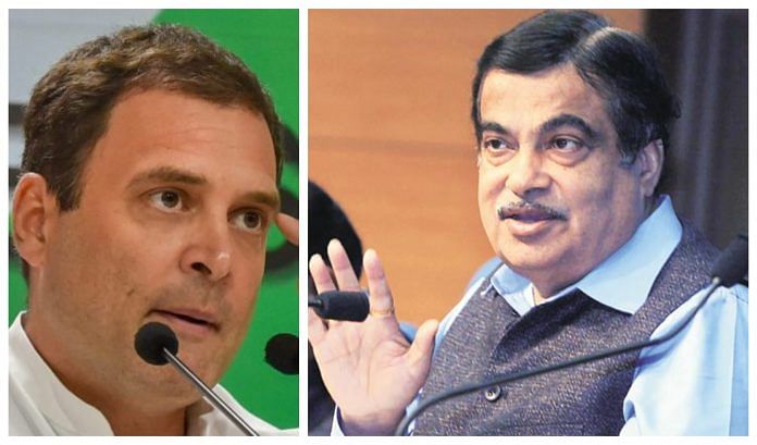 rahul gandhi-nitin gadkari