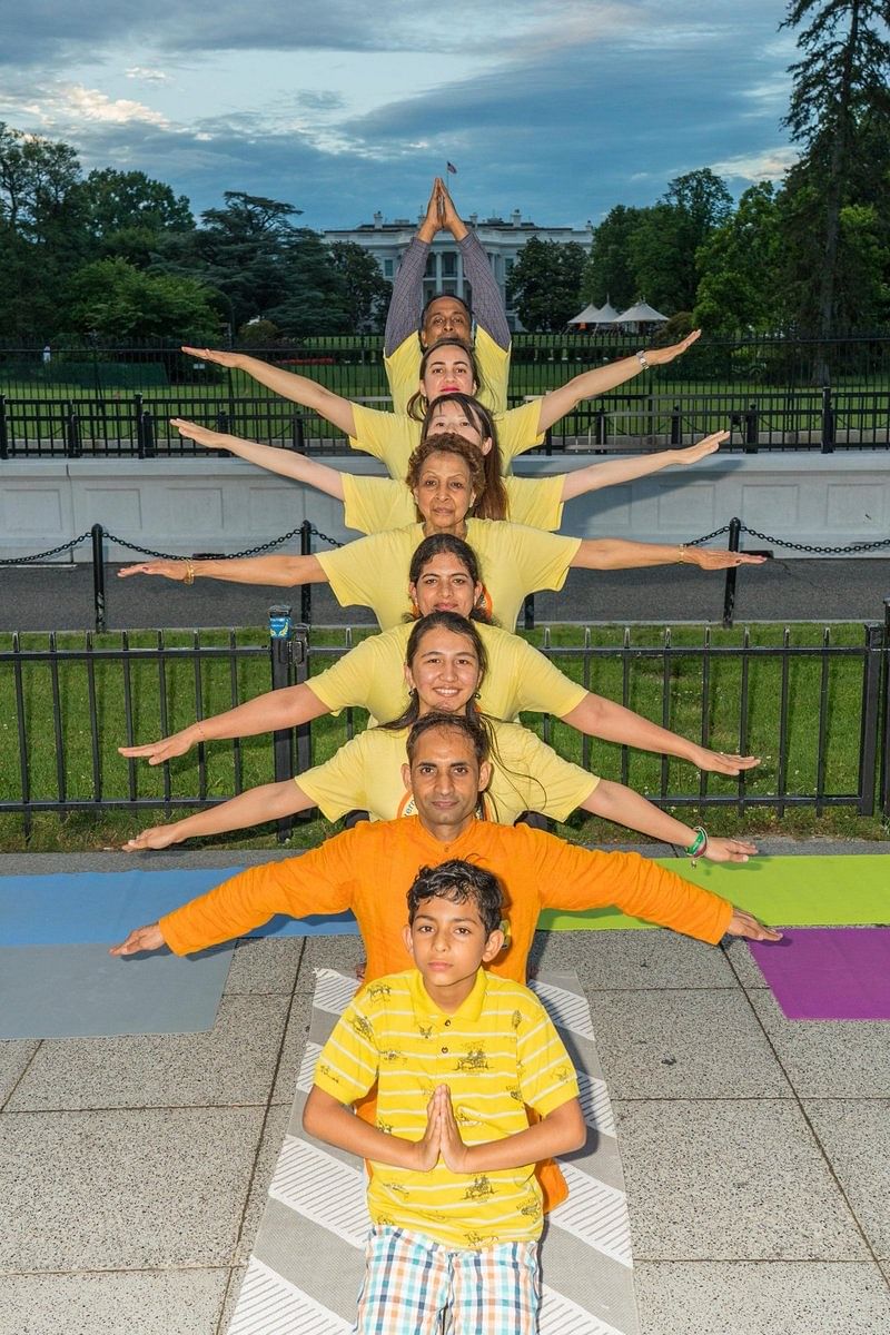 yoga at white house