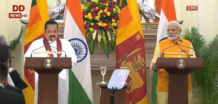 latest news on PM naredra modi and sri lanka pm Mahinda Rajapaksa