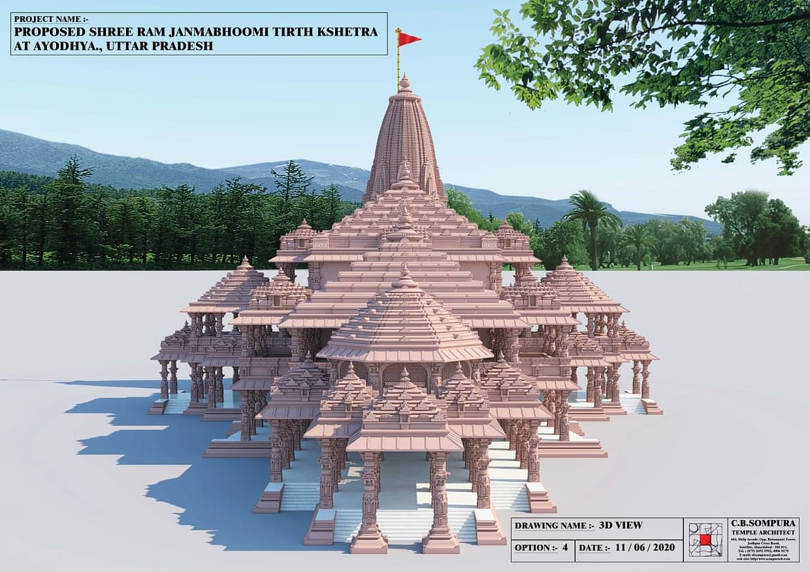 ayodhya ram mandir model
