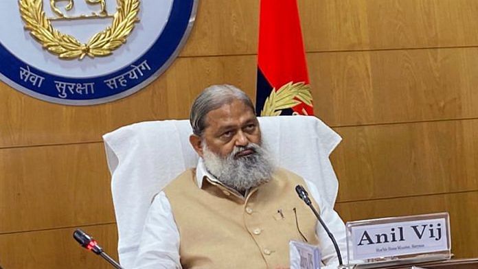 हरियाणा के पूर्व स्वास्थ्य और गृह मंत्री अनिल विज की फाइल फोटो/एएनआई