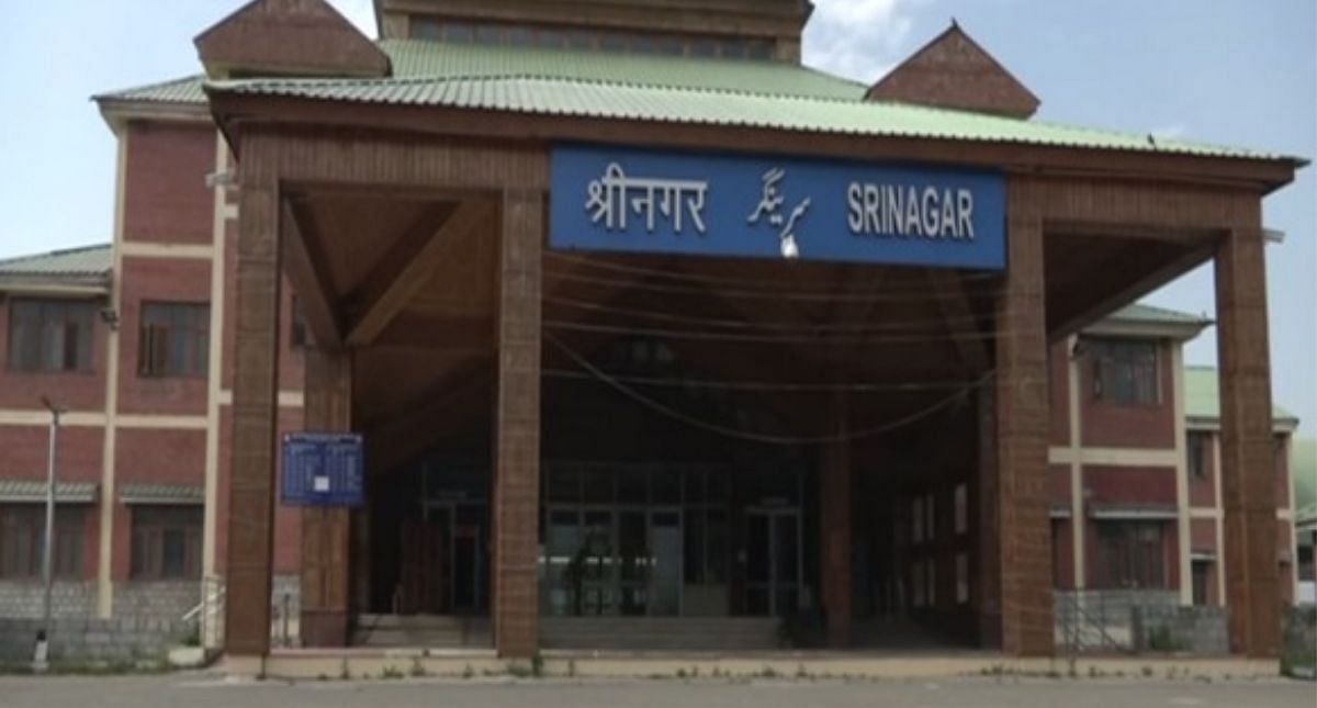 श्रीनगर रेलवे स्टेशन । एएनआई