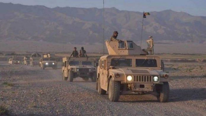 तालिबान के खिलाफ अफगान सेना अभियान, प्रतीकात्मक तस्वीर | Twitter/MoDAfghanistan