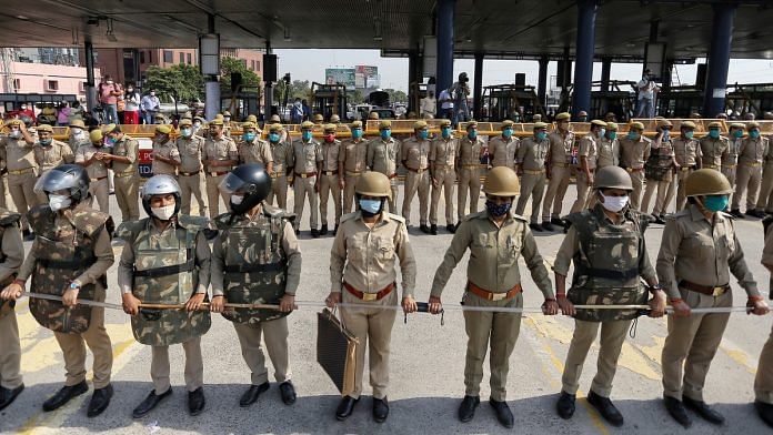 यूपी पुलिस की प्रतीकात्मक तस्वीर/ एएनआई