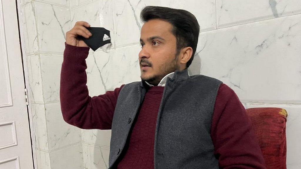 आज़म खान के पुत्र अब्दुल्ला आज़म। शंकर अर्निमेष /दिप्रिंट