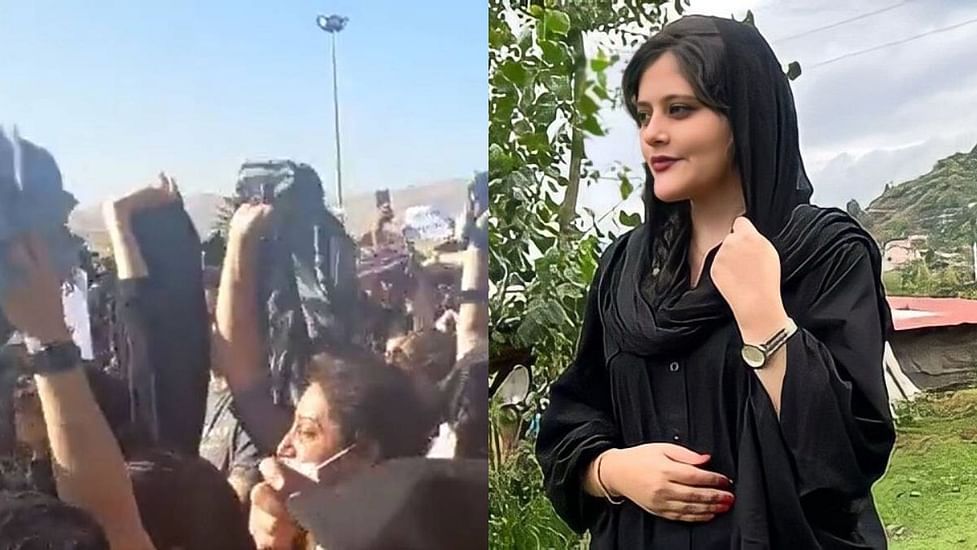 तानाशाह को मौत': 22 साल की महसा अमीनी की मौत के बाद ईरानी महिलाओं ने हिजाब  उतारकर किया प्रदर्शन