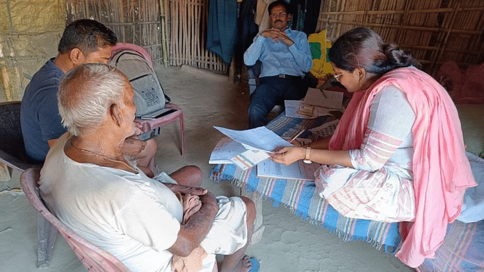 बिहार में जाति जनगणना की प्रतीकात्मक तस्वीर | फोटो: कृष्ण मुरारी/दिप्रिंट