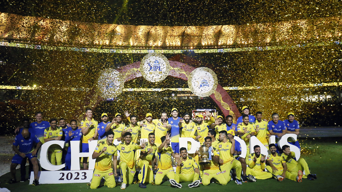 आईपीएल 2023 के फाइनल्स में चेन्नई सुपर किंग्स ने गुजरात टाइटंस को पांच विकेट से हराया और चैम्पियन बन गई | एएनआई