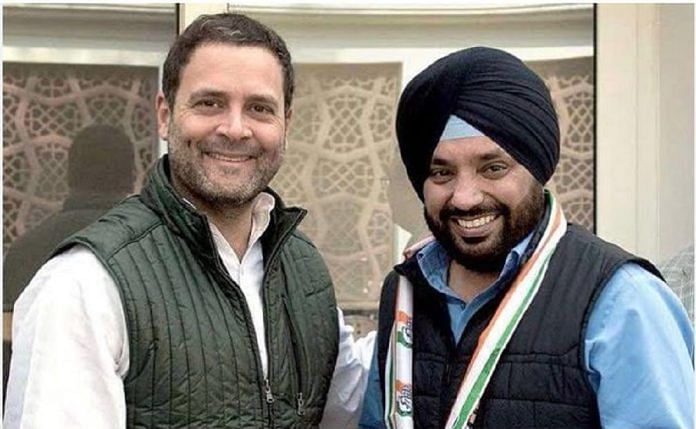 राहुल गांधी के साथ दिल्ली कांग्रेस पार्टी दिल्ली इकाई के नवनियुक्त अध्यक्ष अरविंदर सिंह लवली/ @ArvinderLovely