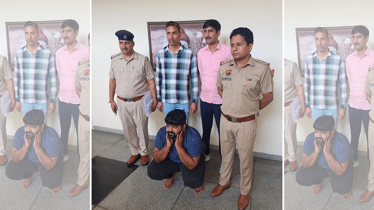 गोरक्षक मोनू मानेसर को मंगलवार को गिरफ्तार कर लिया गया | फोटो: स्पेशल अरेंजमेंट