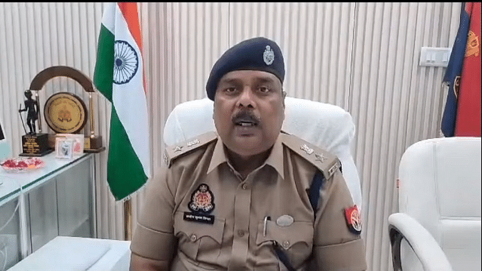 आंबेडकर नगर के पुलिस अधीक्षक अजीत कुमार सिन्हा की फाइल फोटो | एक्स/@ambedkarnagrpol