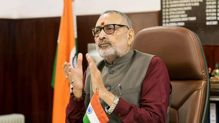 केंद्रीय ग्रामीण विकास और पंचायती राज मंत्री गिरिराज सिंह का कहना है कि मनरेगा एक मांग-संचालित योजना है | एएनआई फाइल फोटो