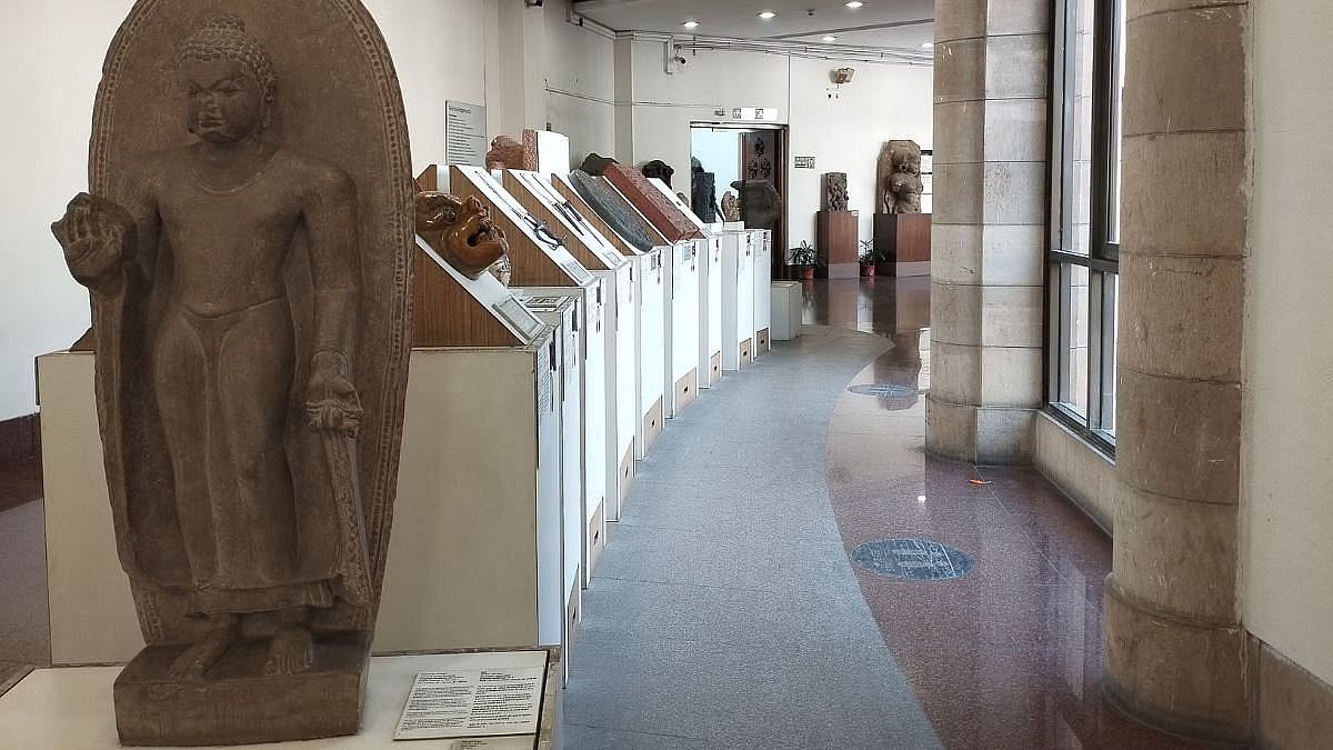 राष्ट्रीय संग्रहालय की पुरावशेषों की गैलरी प्रदर्शन | हिना फ़ातिमा/दिप्रिंट