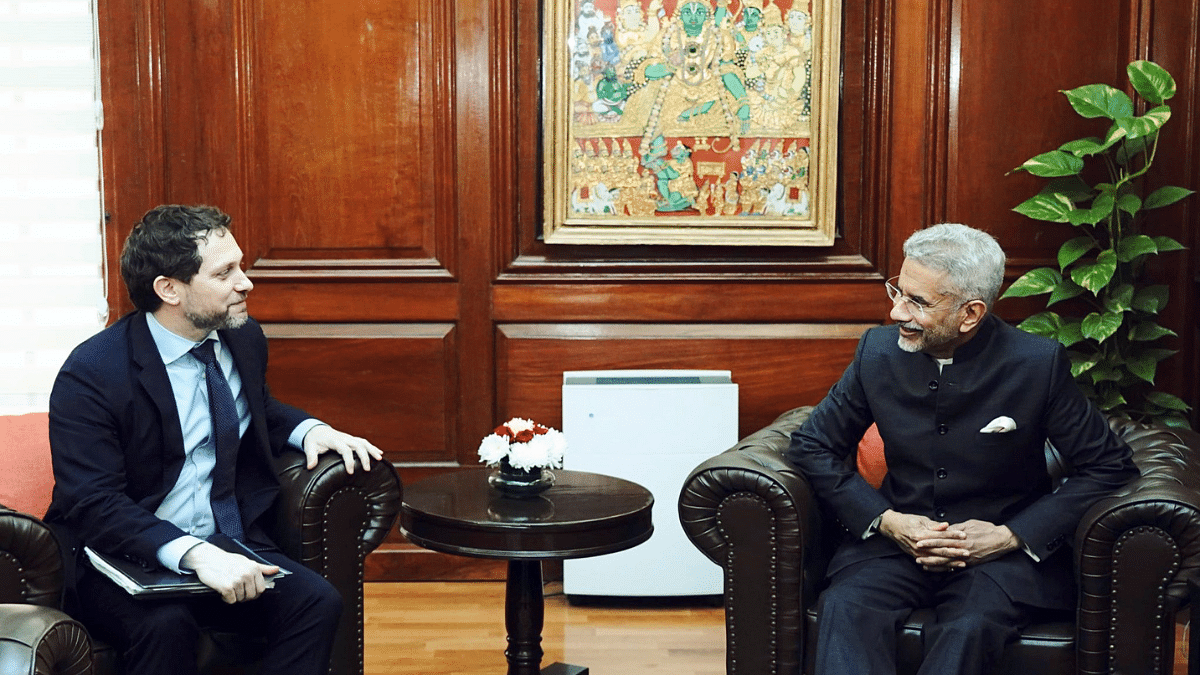 विदेश मंत्री एस जयशंकर ने सोमवार को अमेरिका के प्रधान उप राष्ट्रीय सुरक्षा सलाहकार (एनएसए) जॉन फाइनर से मुलाकात की | एएनआई