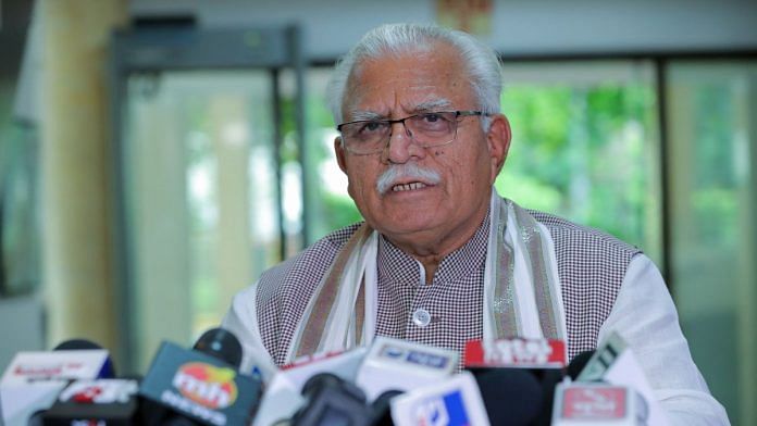 हरियाणा के मुख्यमंत्री मनोहर लाल खट्टर की फाइल फोटो | एएनआई