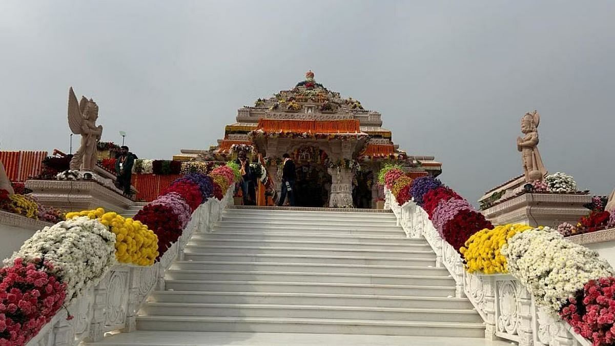 अयोध्या में सुसज्जित राम मंदिर | फोटो: शिखा सलारिया/दिप्रिंट