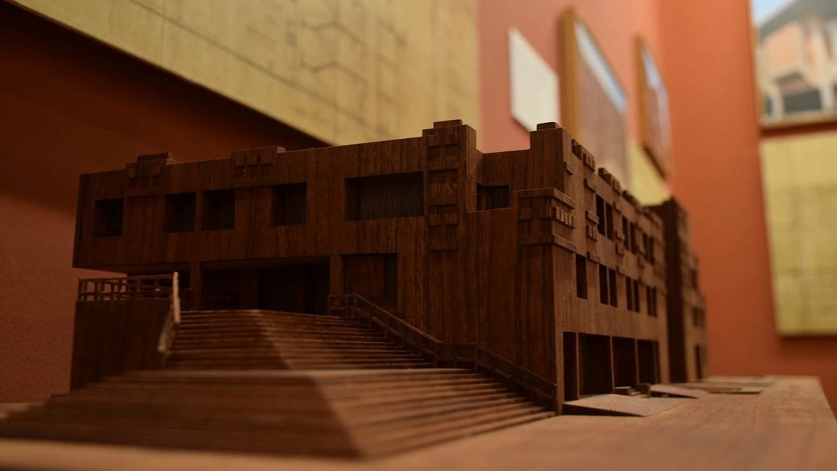 जवाहरलाल नेहरू विश्वविद्यालय का एक मॉडल | फोटो: स्पेशल अरेंजमेंट