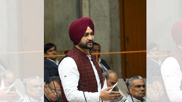 27 फरवरी को हरियाणा विधानसभा में संदीप सिंह | फोटो: हरियाणा सरकार जनसंपर्क निदेशालय