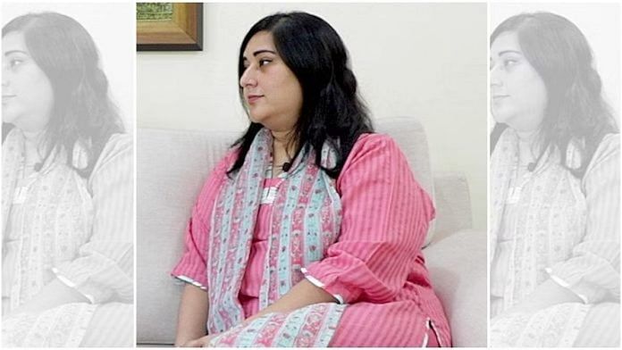 नई दिल्ली लोकसभा सीट से बीजेपी की प्रत्याशी बांसुरी स्वराज