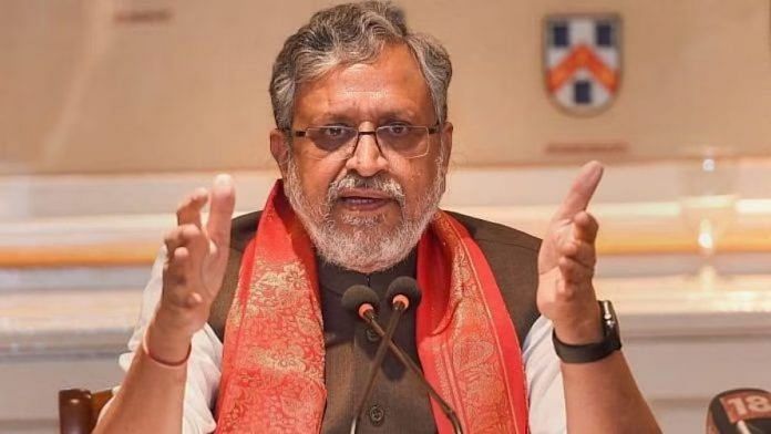 बीजेपी के दिवंगत नेता सुशील कुमार मोदी की फाइल फोटो | पीटीआई