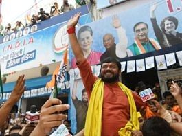 लोकसभा चुनाव के लिए नामांकन पत्र दाखिल करने के बाद 6 मई, 2024 को पूर्वी दिल्ली निर्वाचन क्षेत्र से कांग्रेस उम्मीदवार कन्हैया कुमार का रोड शो | फोटोः एएनआई