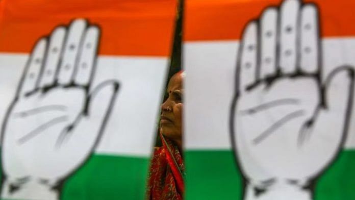 रायबरेली में कांग्रेस कार्यालय की फाइल फोटो | क्रेडिट: सूरज सिंह बिष्ट/दिप्रिंट