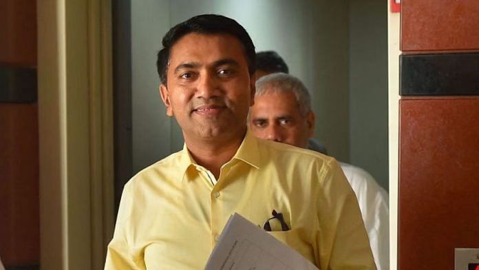 गोवा के मुख्यमंत्री डॉ प्रमोद सावंत की फाइल फोटो
