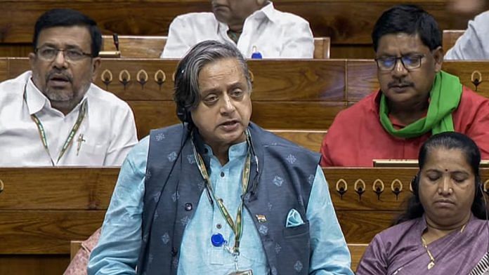 कांग्रेस नेता शशि थरूर की फाइल फोटो | क्रेडिट: एएनआई