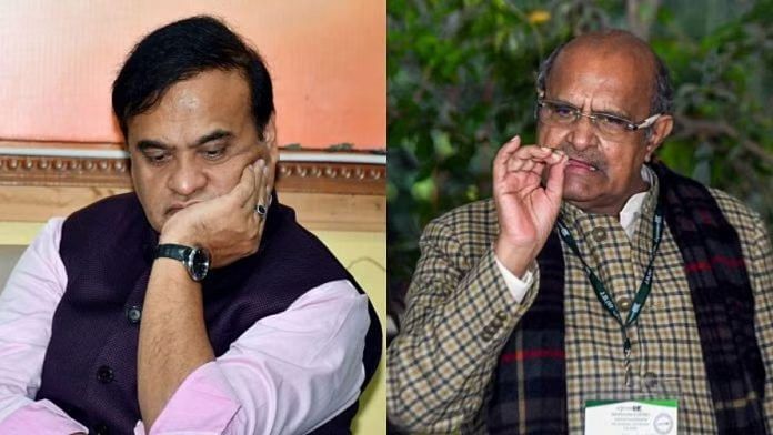 असम के सीएम हिमंत बिस्वा सरमा और जेडी(यू) नेता केसी त्यागी की फाइल फोटो | एएनआई