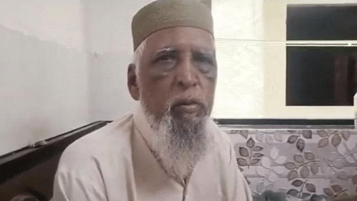 72-वर्षीय अशरफ अली सैय्यद हुसैन | फोटो: स्पेशल अरेंजमेंट