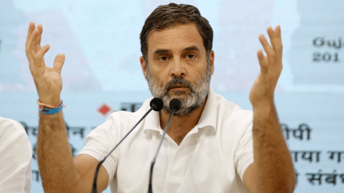 लोकसभा में विपक्ष के नेता और कांग्रेस नेता राहुल गांधी | फोटो: दिप्रिंट लोकसभा में विपक्ष के नेता और कांग्रेस नेता राहुल गांधी | फोटो: दिप्रिंट