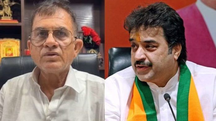 देवेंद्र बूड़िया और कुलदीप बिश्नोई | क्रेडिट: फेसबुक/एएनआई