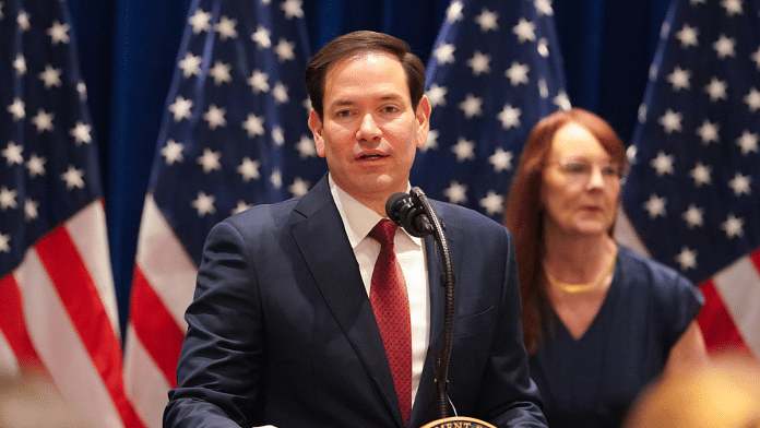US Secretary of State Marco Rubio