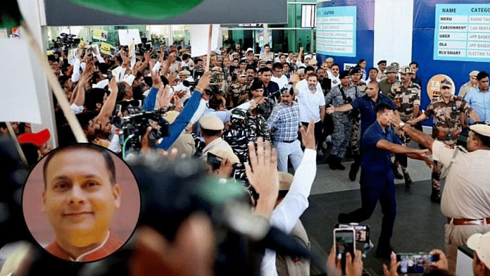 राहुल गांधी और अमित मालवीय की फाइल फोटो | एएनआई,एक्स