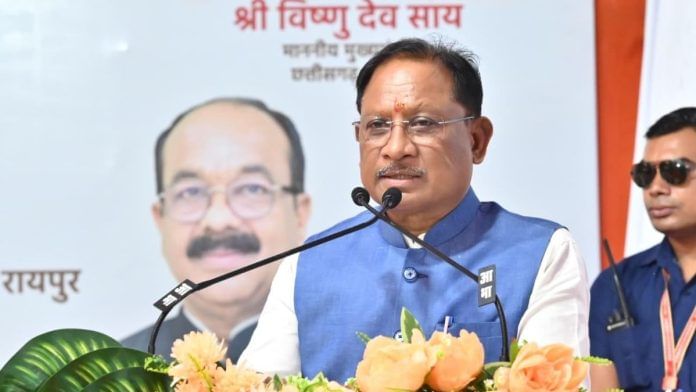 छत्तीसगढ़ के मुख्यमंत्री विष्णु देव साय | फोटो: एक्स/@vishnudsai